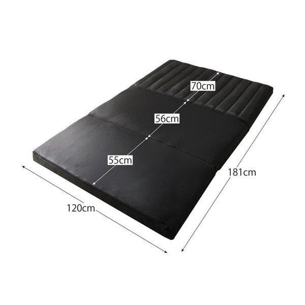 新品未使用　３WAYソファベッド　２人掛け　クッション２個付き　ブラウン