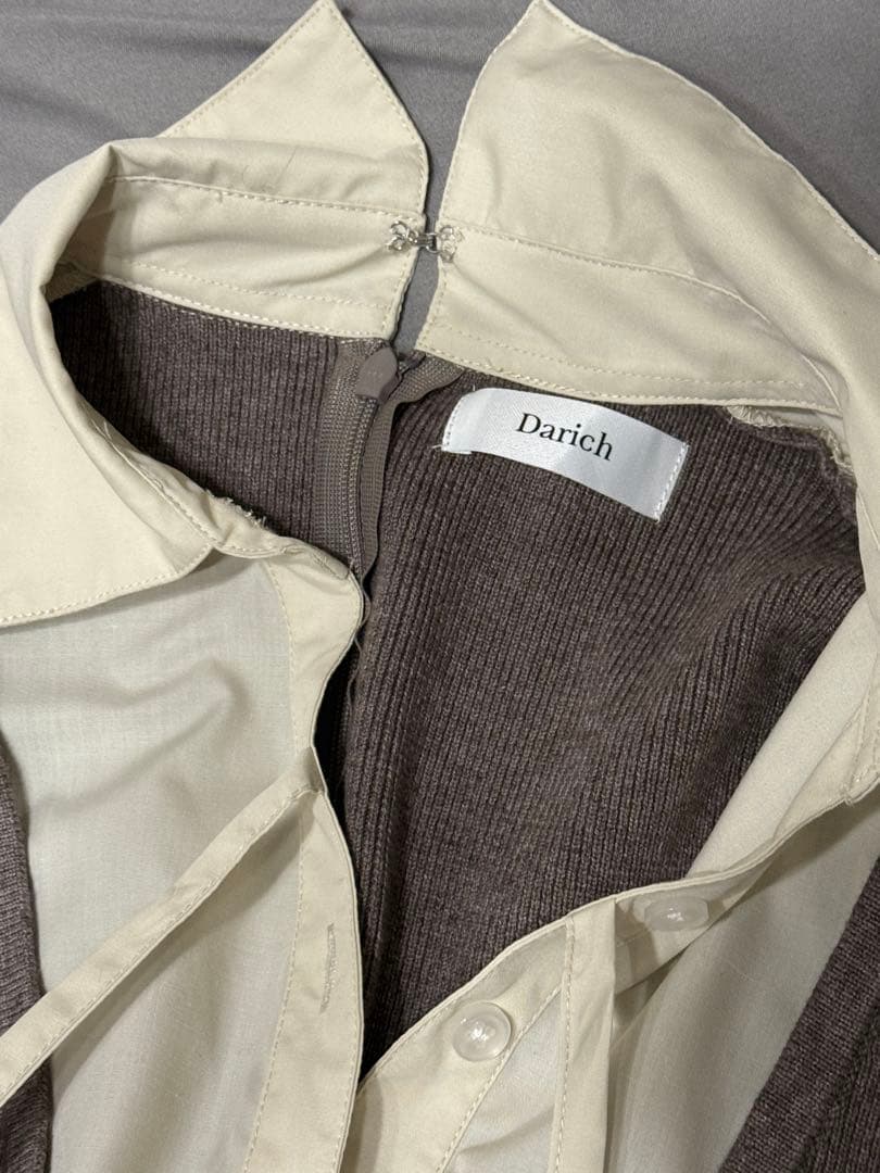 Darich ブラウン 新作 ワンピース