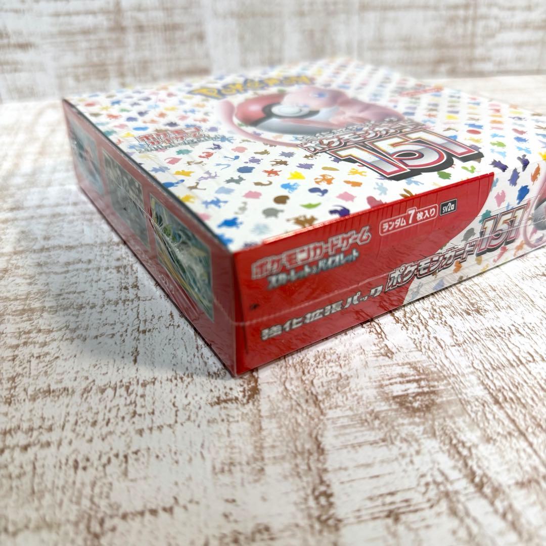 未開封シュリンク付き ポケモンカード151 BOX ボックス　保管品