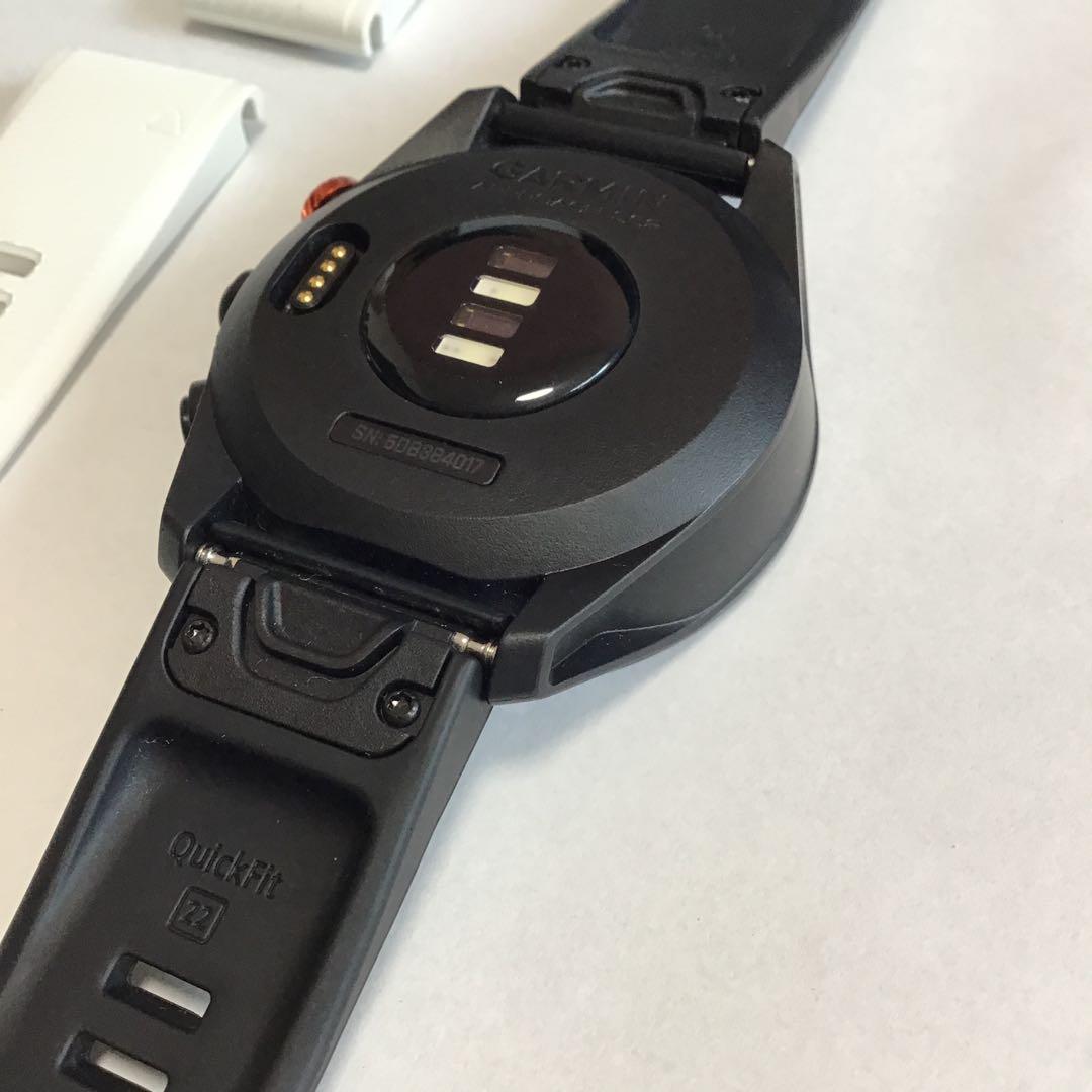 ★美品★Garmin Approach S62 GPSゴルフウォッチ白ベルト付き