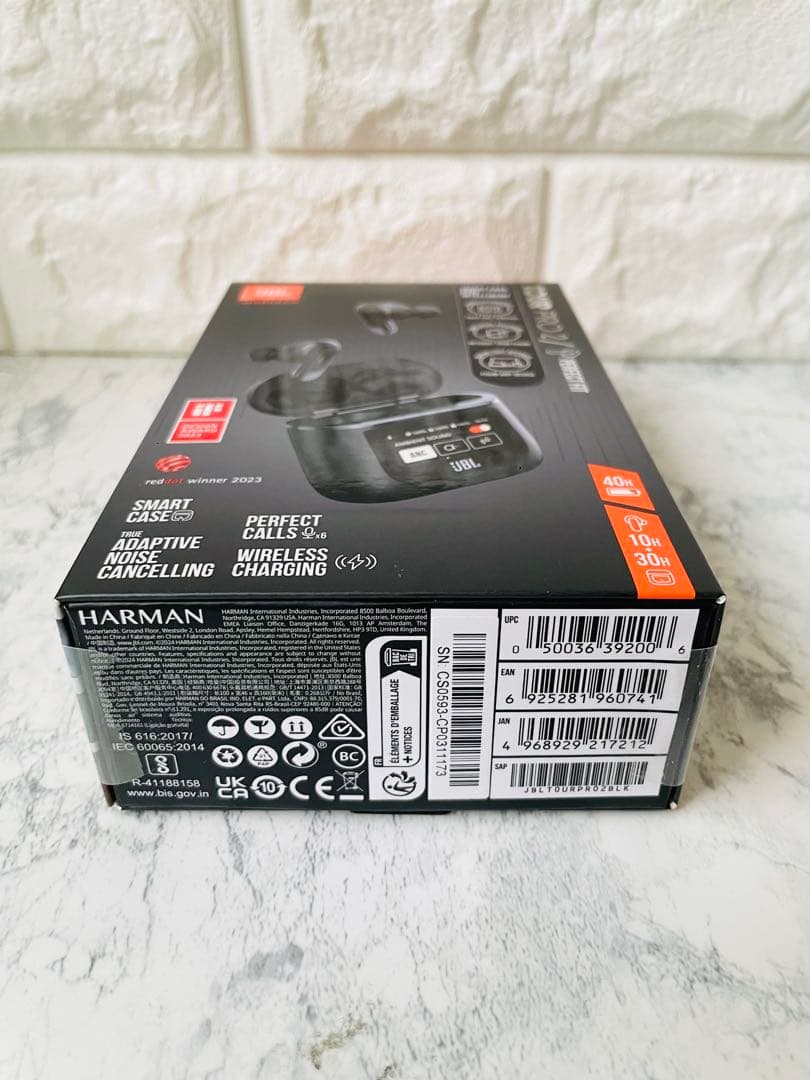 【新品未開封】 JBL TOUR PRO 2 完全ワイヤレスイヤホン（ブラック）