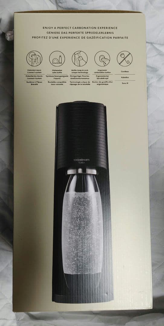 新品 sodastream TERRA ソーダストリームテラ 炭酸水メーカー 黒