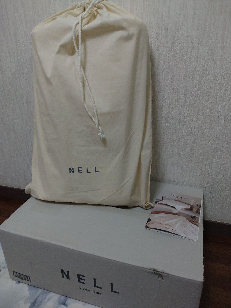 新品 NELL かけ布団 ２枚重ね シングル オールシーズン 丸洗い ダニ防止