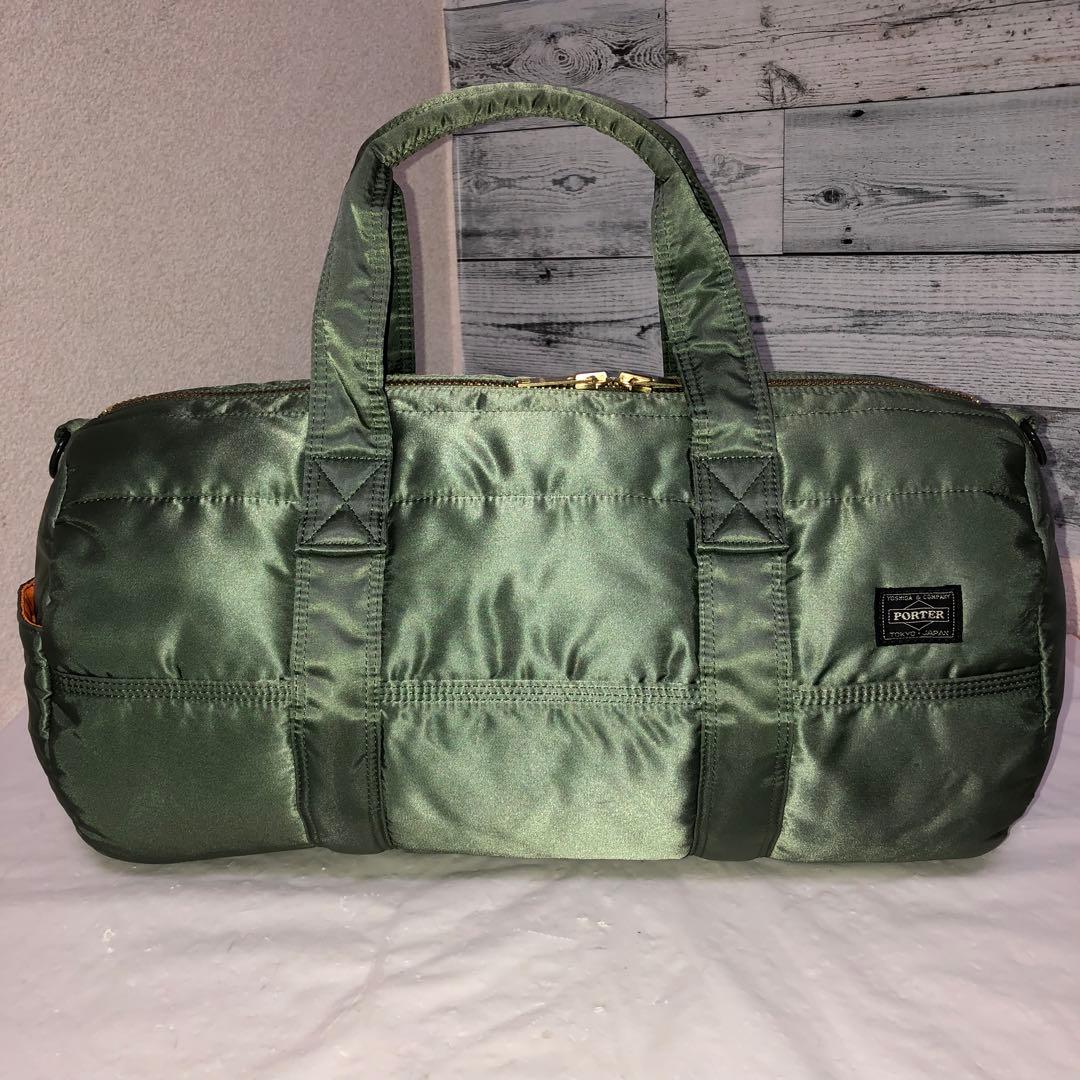 未使用級✨現行タグ ポータータンカー ボストンバッグ2way セージ 吉田カバン