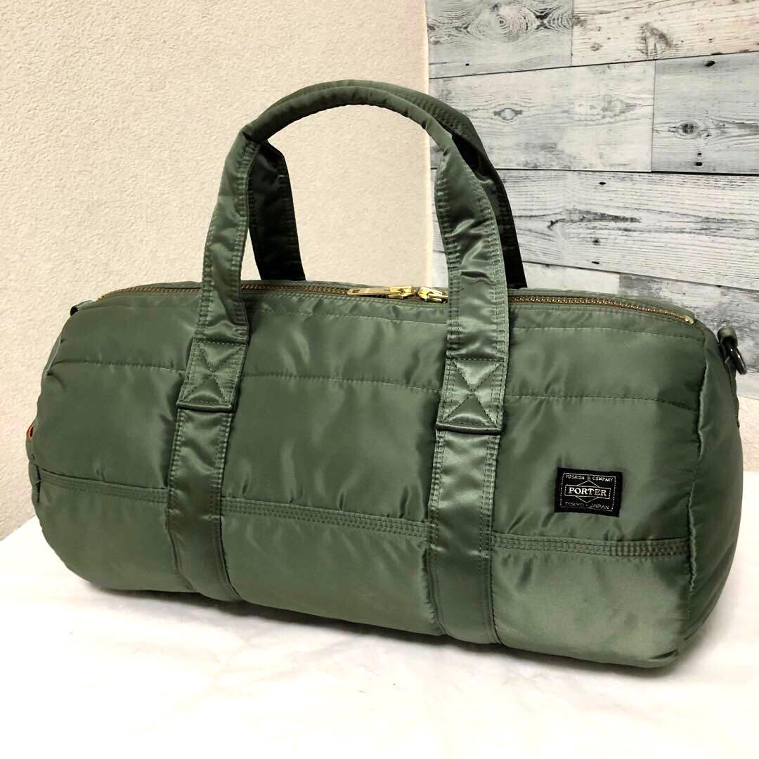 未使用級✨現行タグ ポータータンカー ボストンバッグ2way セージ 吉田カバン