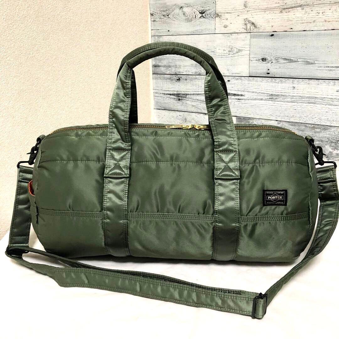 未使用級✨現行タグ ポータータンカー ボストンバッグ2way セージ 吉田カバン