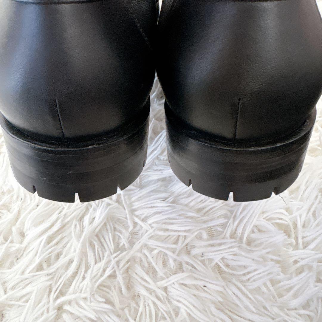 新品　エルメス　モカシン パリローファー　ノワール　黒　シルバー　38.5