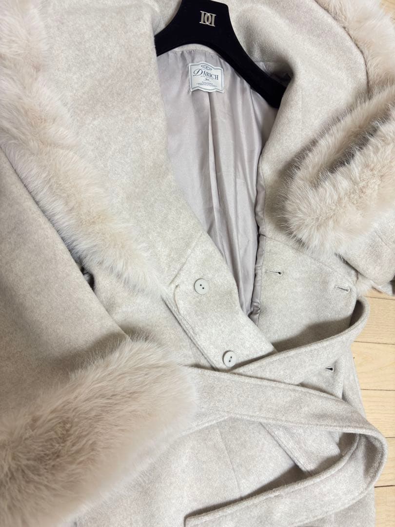 Darich ウエストベルトプリンセスラインコート(ハンガー付き)