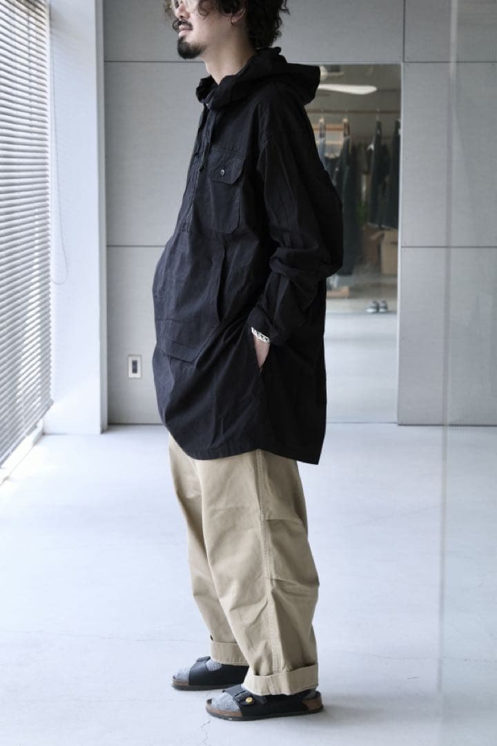 Engineered Garments ブッシュシャツフード付き M
