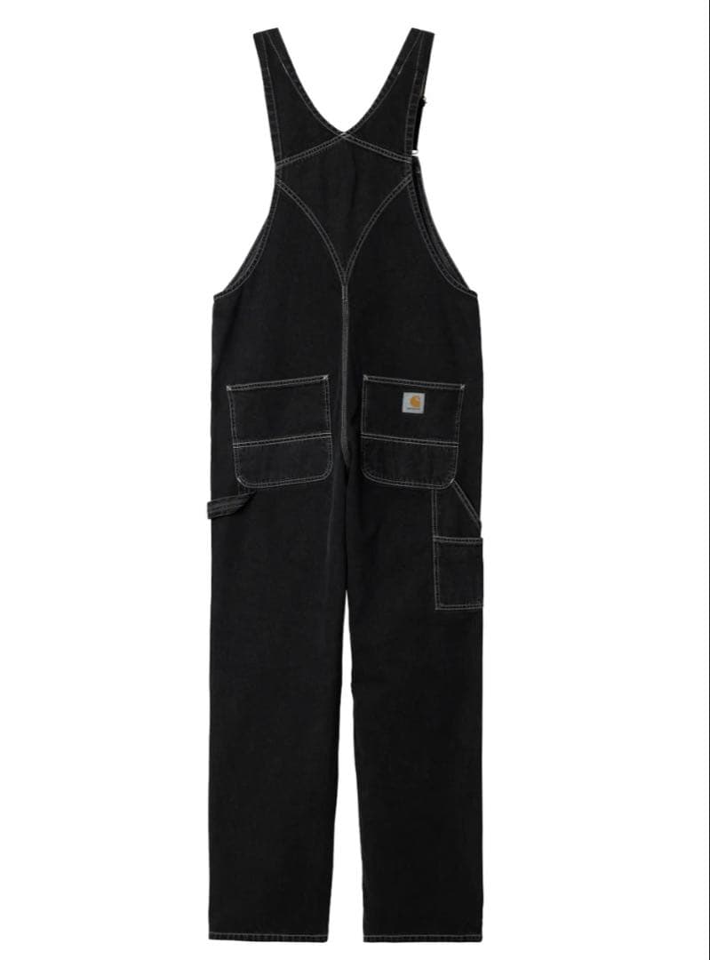 パンツ carhartt BIB OVERALL Black (stone washed