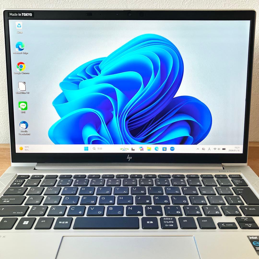 16G/HP/カメラ/HP/オフィス付き/Windows11/ノートパソコン