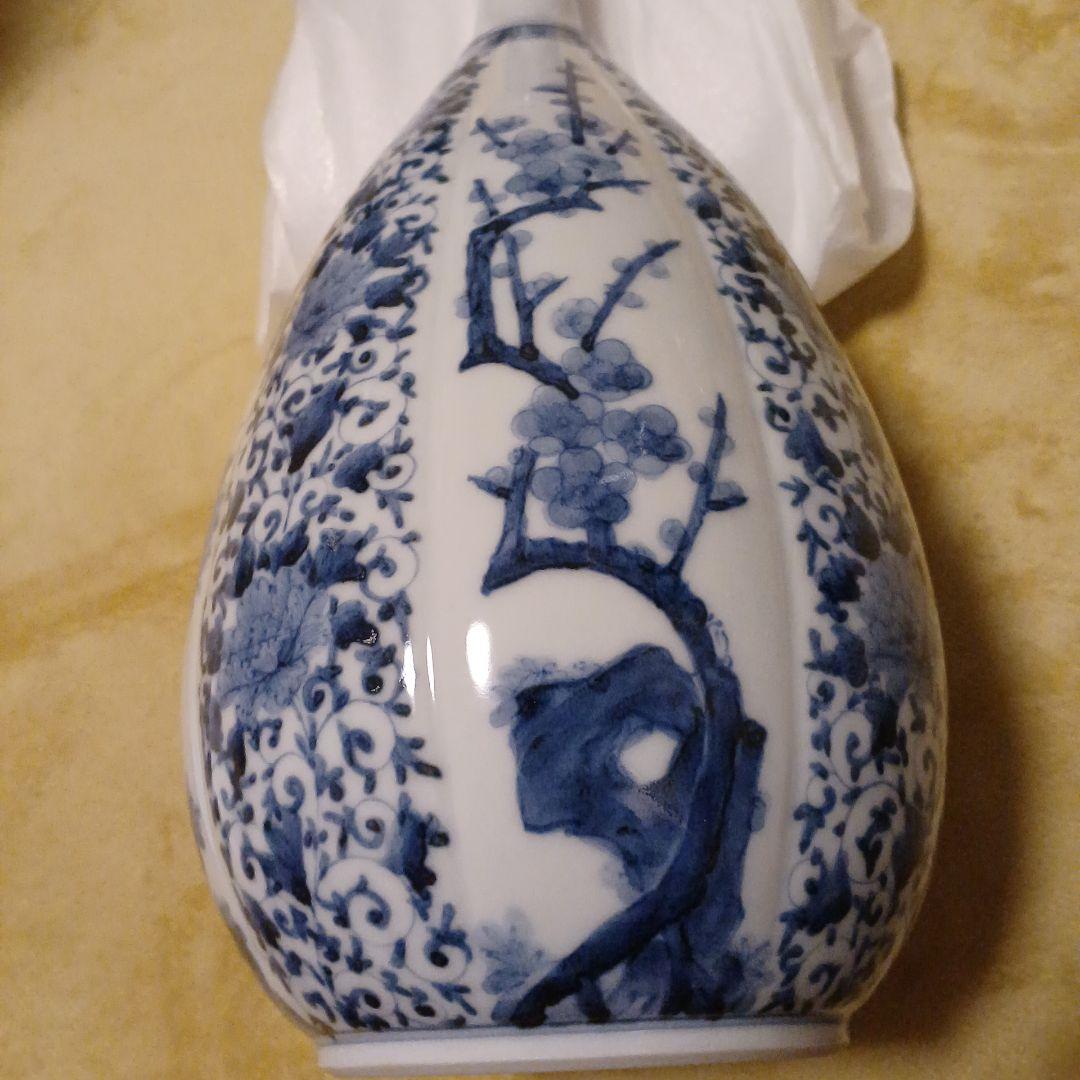 ふ*座様 山本長左　九谷焼 　花瓶