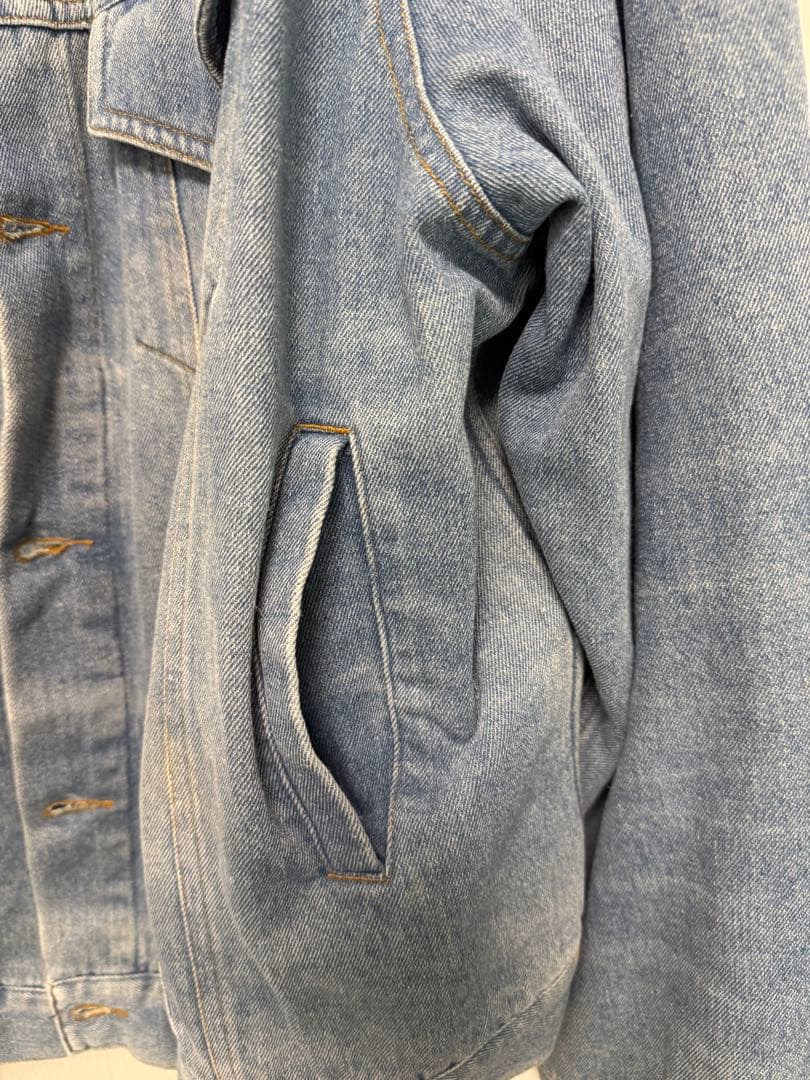 WIND AND SEA デニムジャケット ロゴ ワッペン