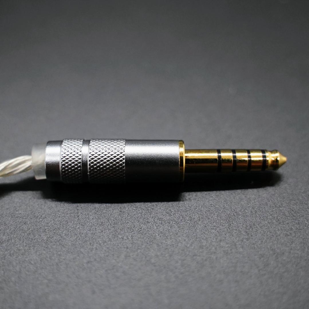 最高峰7N超冷凍製単結晶銅銀メッキ！2コアス仕様リケーブル　MMCX/4.4mm