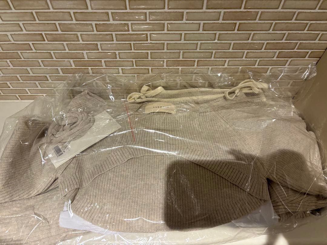 トップス andmary Elf button knit tops