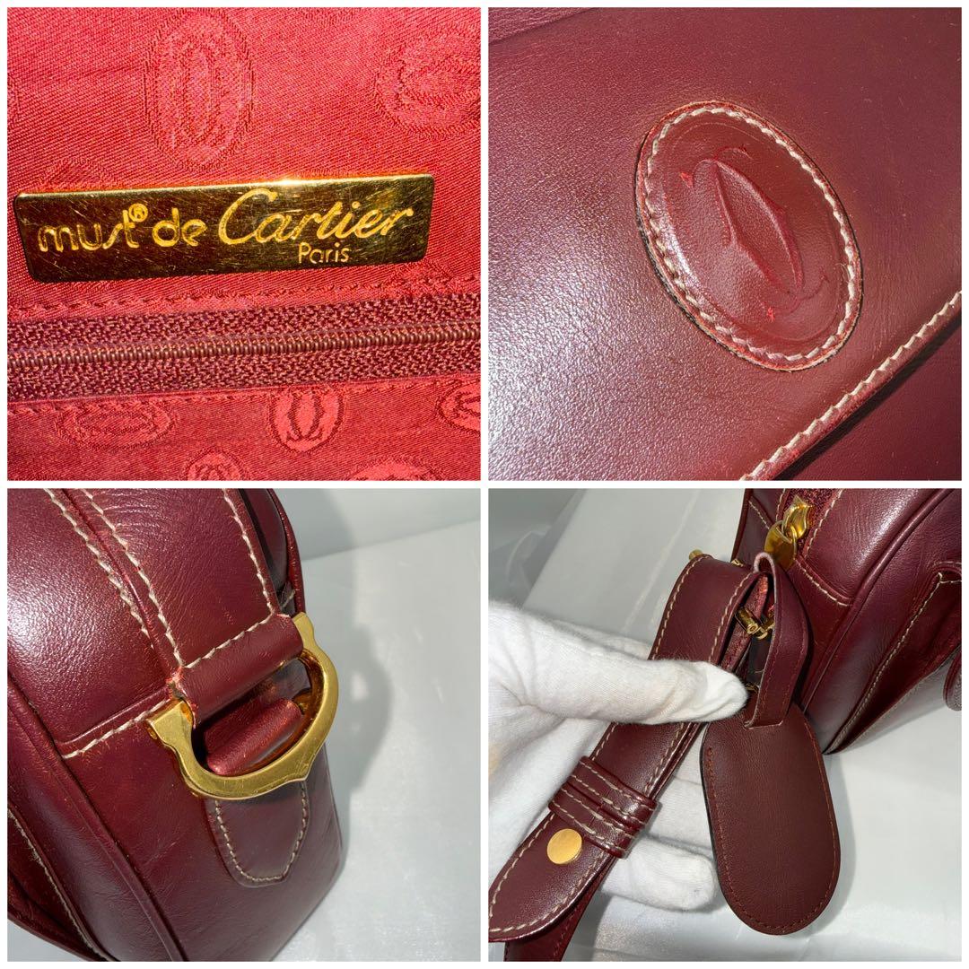 ✨美品✨カルティエ CARTIER マストライン ボルドー ショルダーバッグ