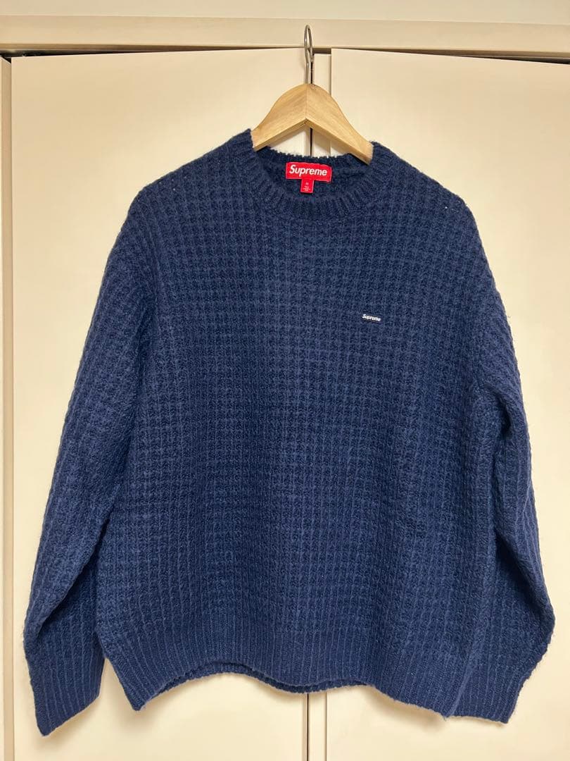 Supreme Small Box Waffle Sweater Mサイズ