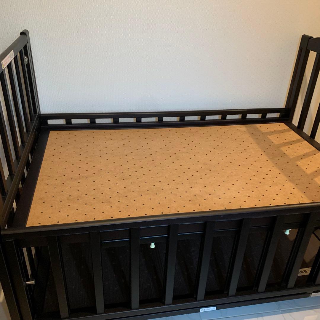 【♡きれい♡】ヤマサキ　ベビーベッド　スリーオープンベッド　b-side DX⭐︎