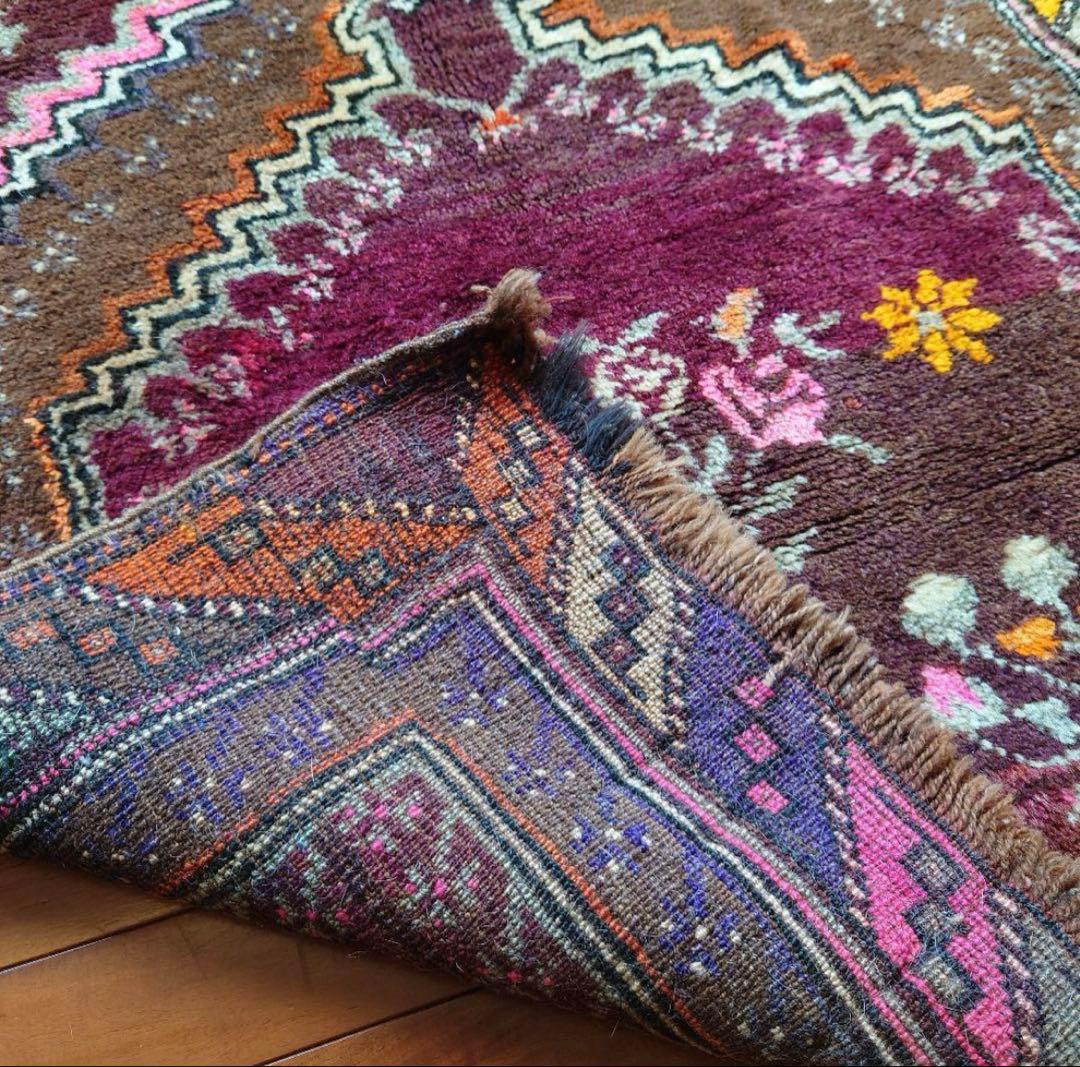 ヴィンテージ　アンティーク　トルコラグ