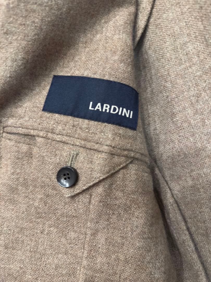 【美品】 LARDINI カシミヤ 100%ジャケット サイズ42