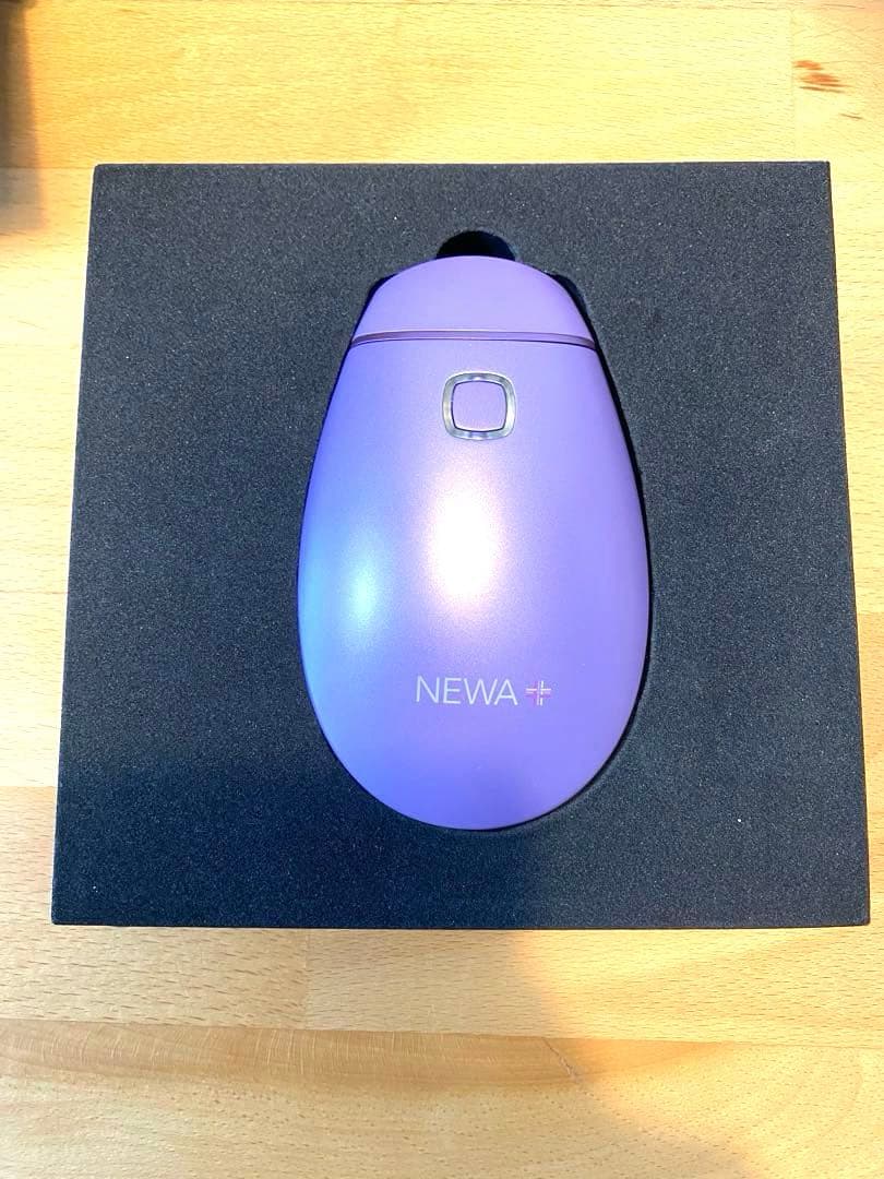 59【美品】NEWA+ 美顔器 パープル　　トリートメントジェル新品1個付き