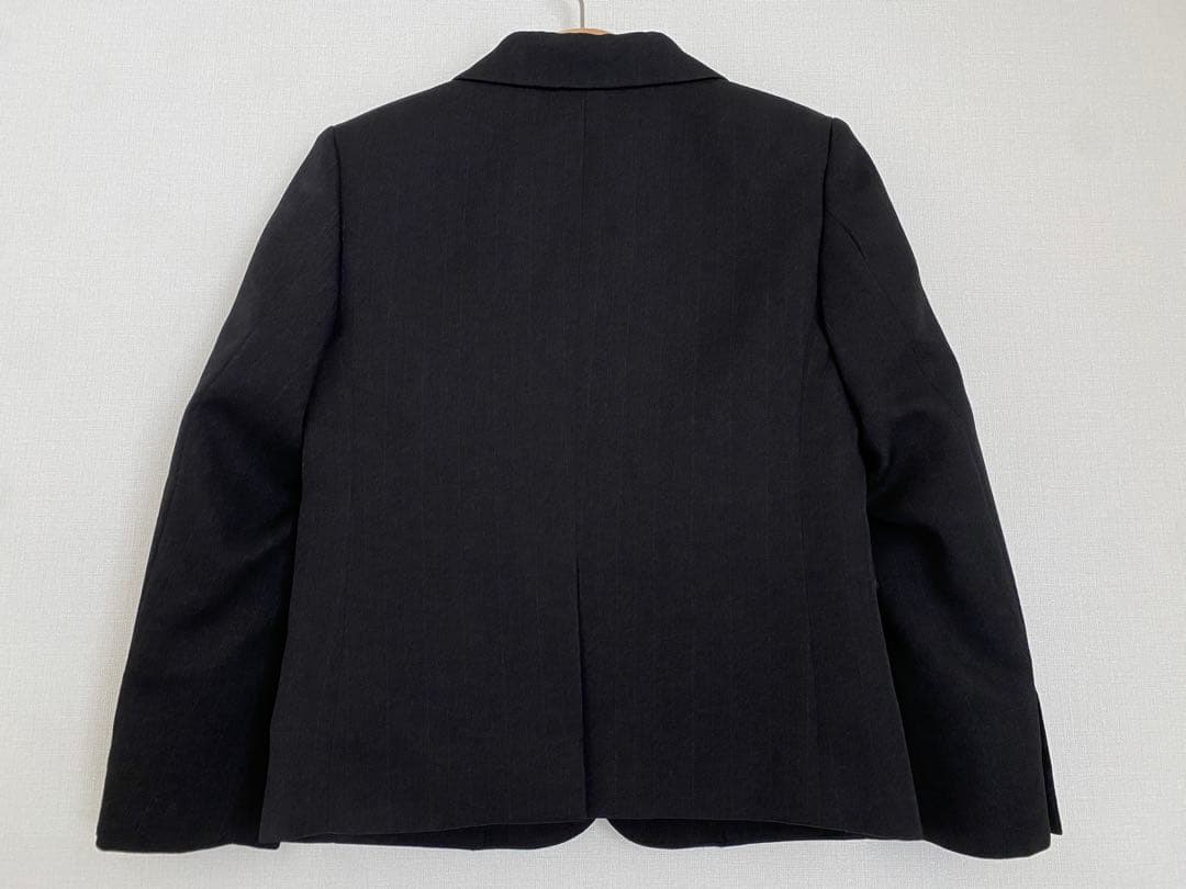 CHOPIN 黒ピンストライプ スリーピースロングパンツスーツ 120サイズ