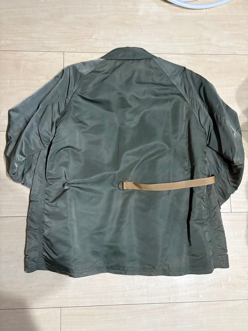 kolor カラー MA-1 ステンカラー ミリタリー コート カーキ サイズ3