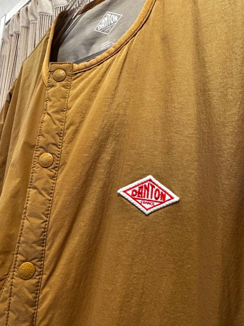 DANTON ノーカラージャケット　44（XL）