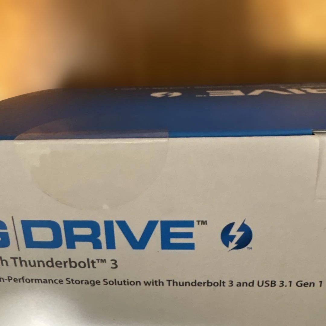 外付けハードディスク・ドライブ G-Technology 10TB G-DRIVE Thunderbolt 3