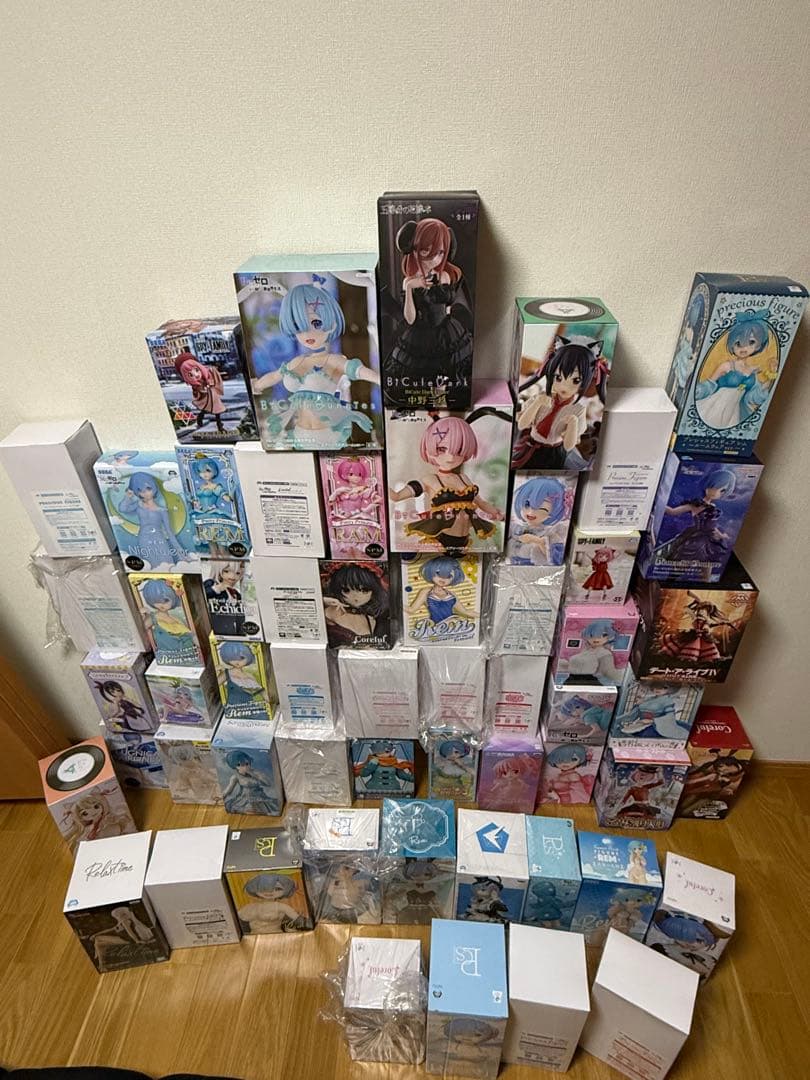 【新品未開封】まとめ売り　１２５個　タイクレ限定多数 プライズフィギュア　美少女