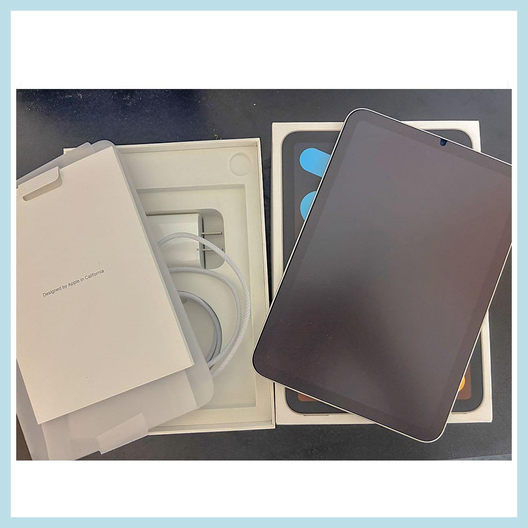 s*9様 iPad mini 第6世代 64GB WiFi+セルラー スターライ