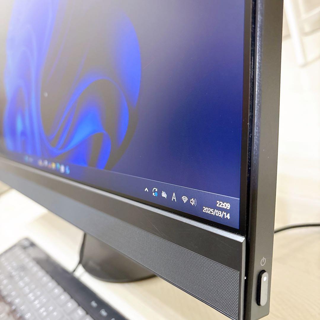 Lenovo一体型パソコン i5 8400T 8GB 23.8型 Win11