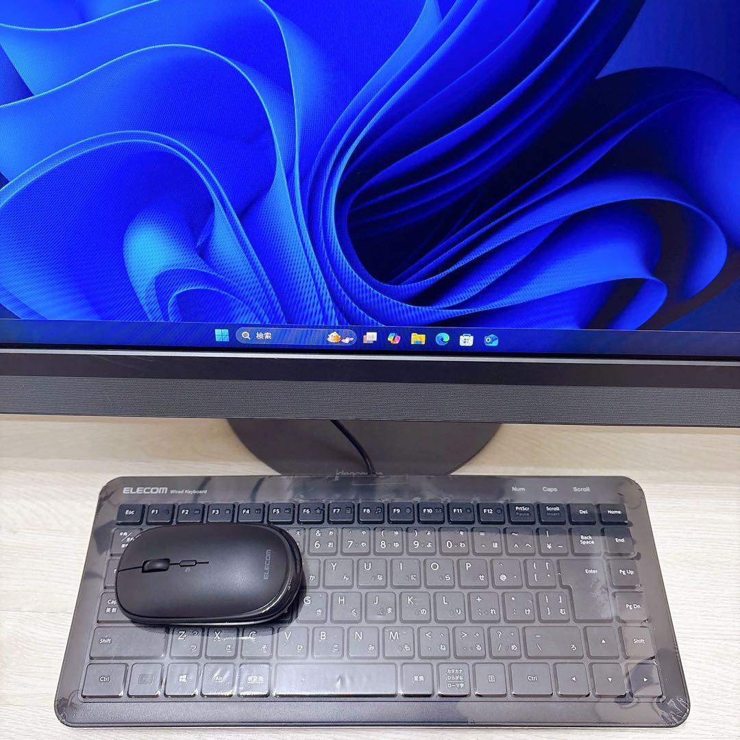 Lenovo一体型パソコン i5 8400T 8GB 23.8型 Win11