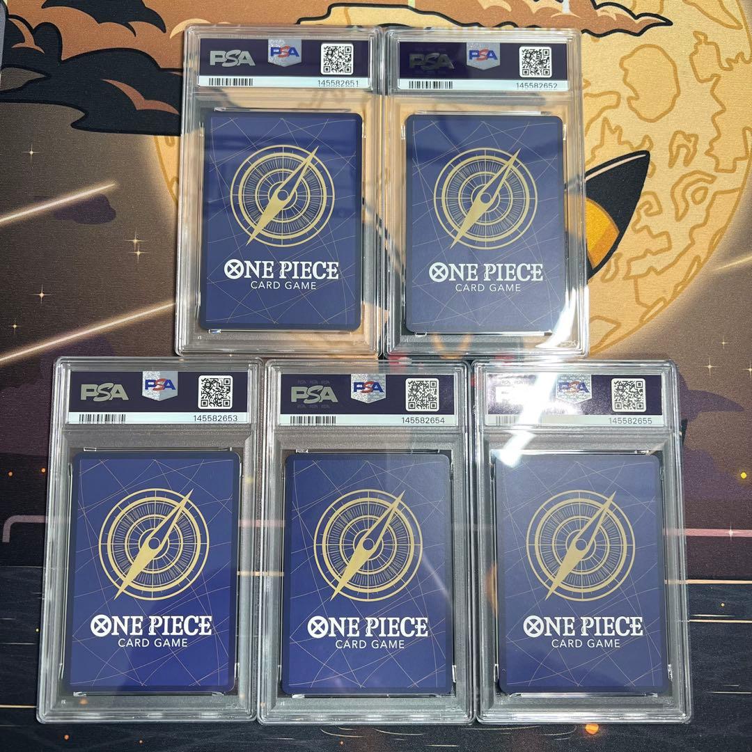 【5連番】PSA10ワンピースデイ25モンキー・D・ルフィ