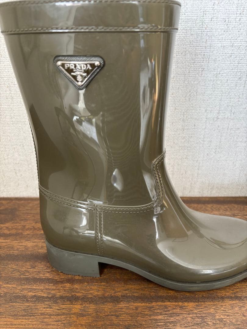 ♡PRADA 長靴 オリーブグリーン 37
