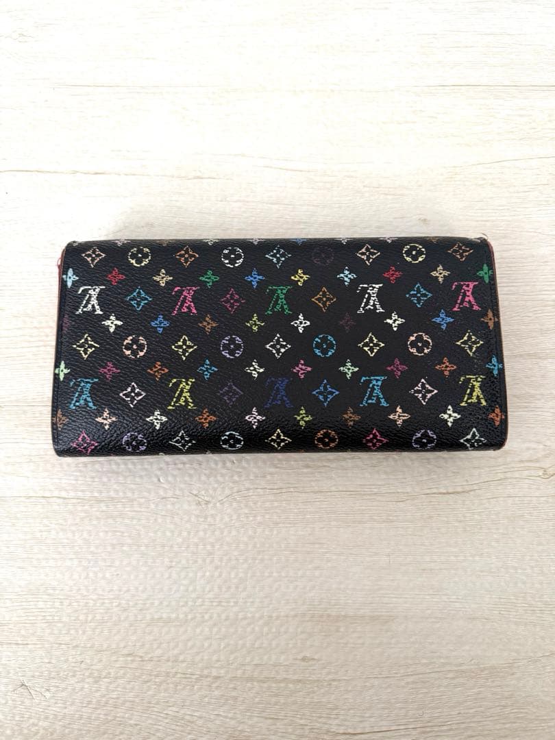 【美品/お値下げ】サラ・ウォレット エンヴェロープ マルチカラー