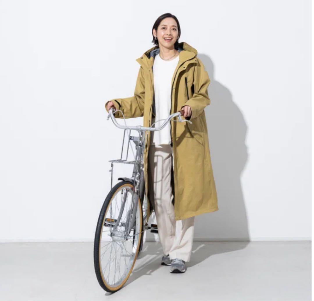 新品未使用　bicycoverレインコート ユニセックス　L ベージュ
