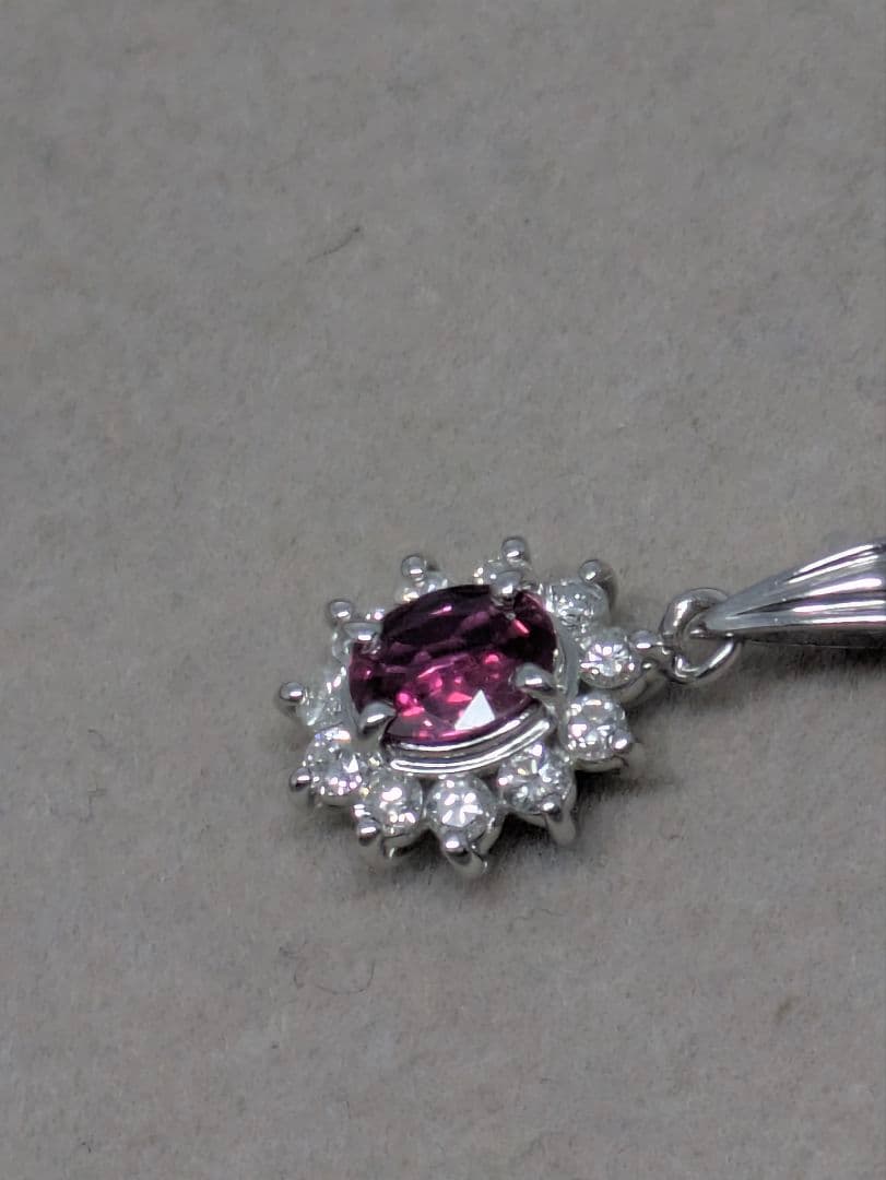 ルビー・ダイヤモンド ネックレス