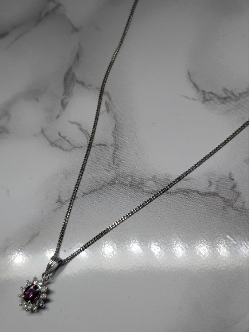 ルビー・ダイヤモンド ネックレス