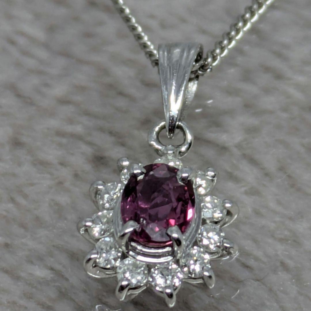 ルビー・ダイヤモンド ネックレス