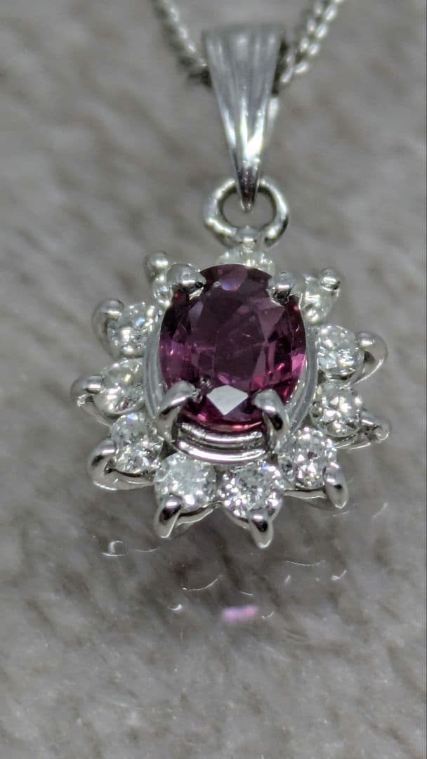 ルビー・ダイヤモンド ネックレス