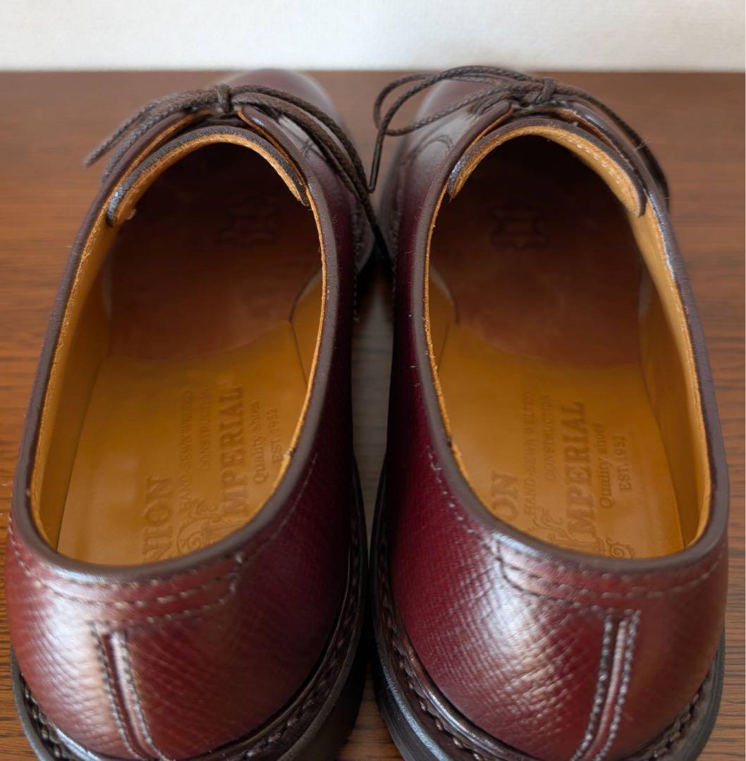 UNIONIMPERIAL カントリー　プレーントゥ　ブラウン