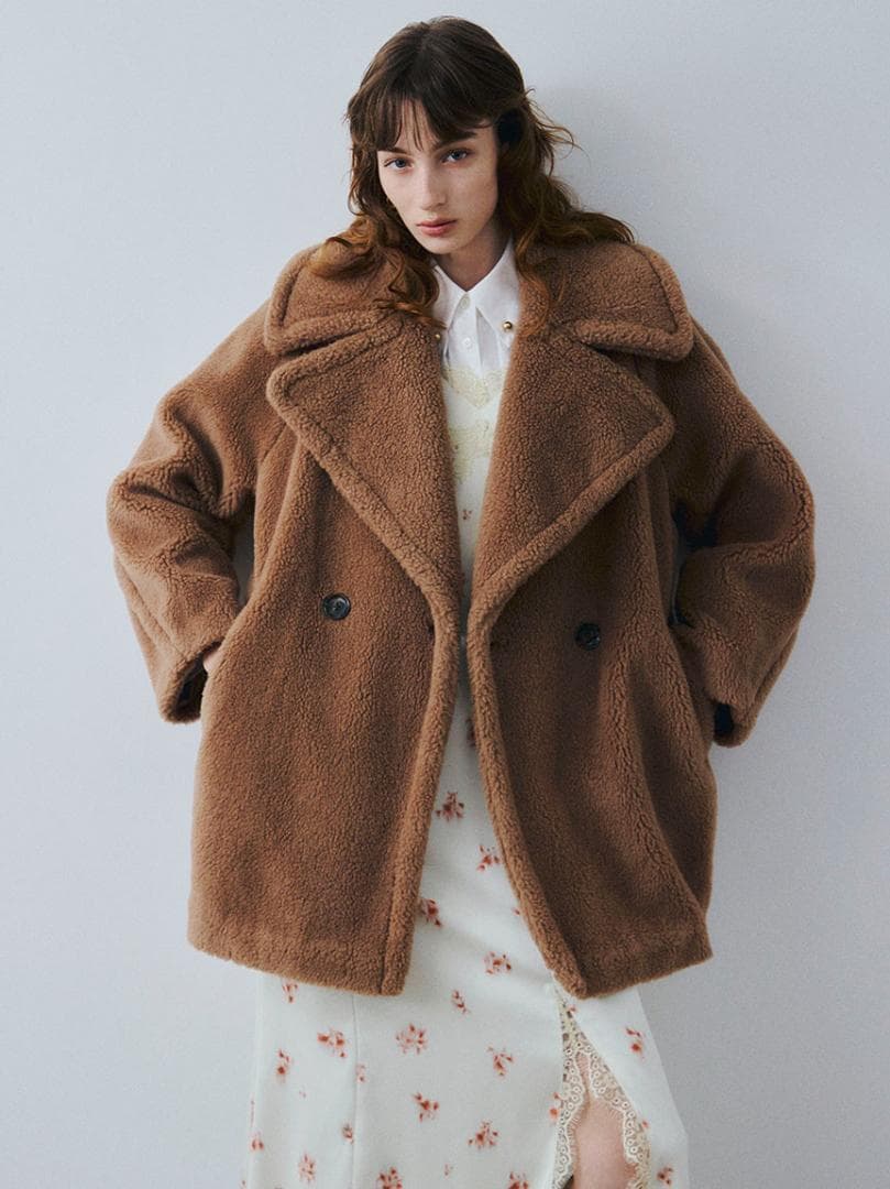 【新品未使用】FRAY I.D / ECOPELボアミドルコート