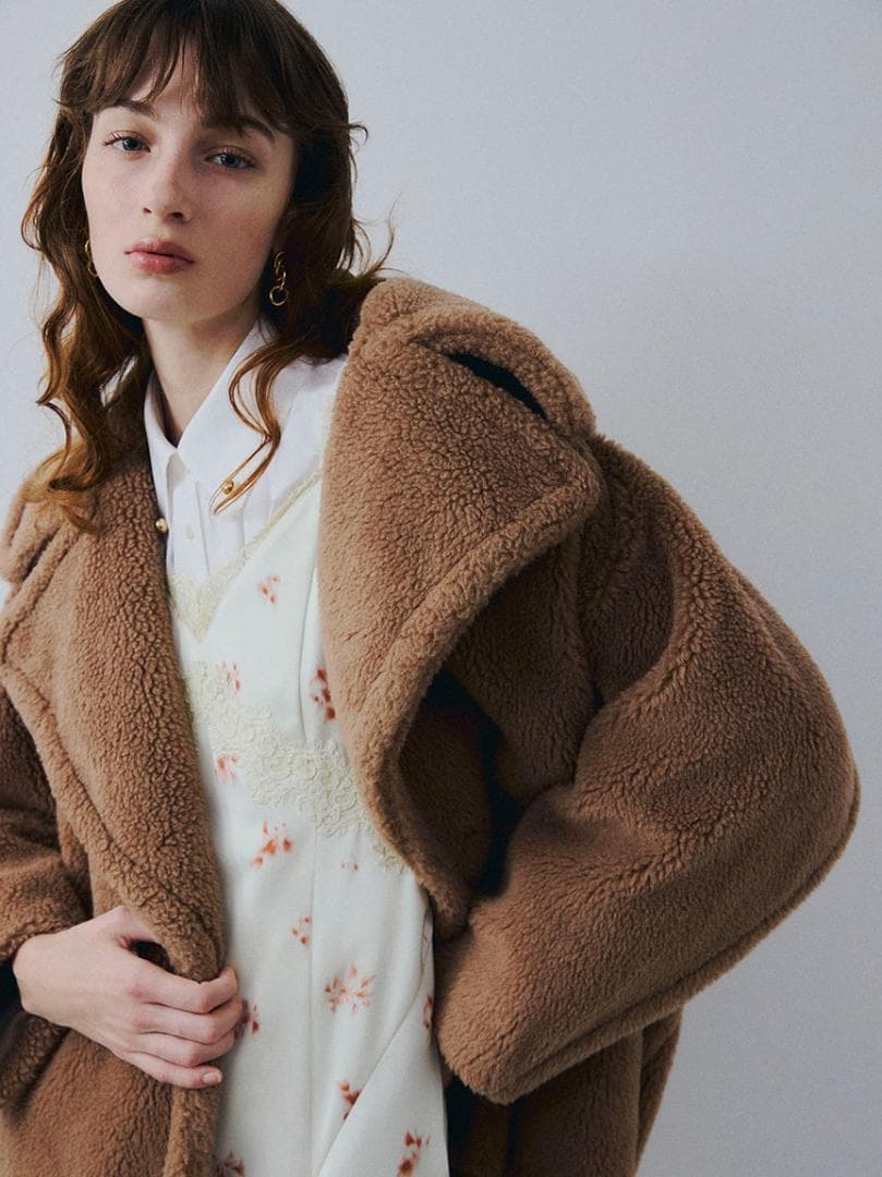 【新品未使用】FRAY I.D / ECOPELボアミドルコート