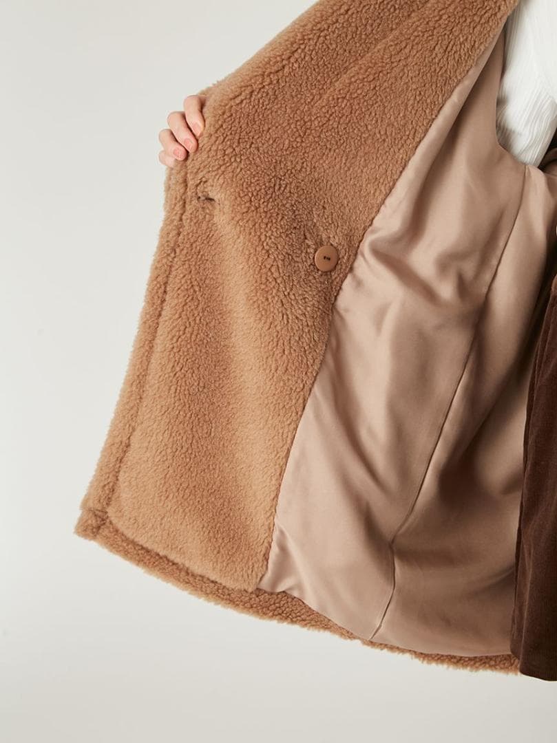 【新品未使用】FRAY I.D / ECOPELボアミドルコート