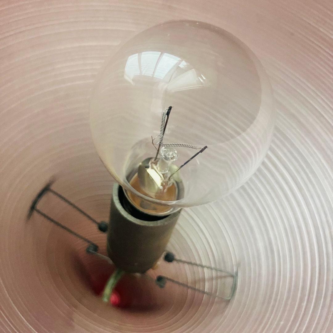 ビンテージ ツェツェ・アソシエ コルネット ランプ ロゼピンク