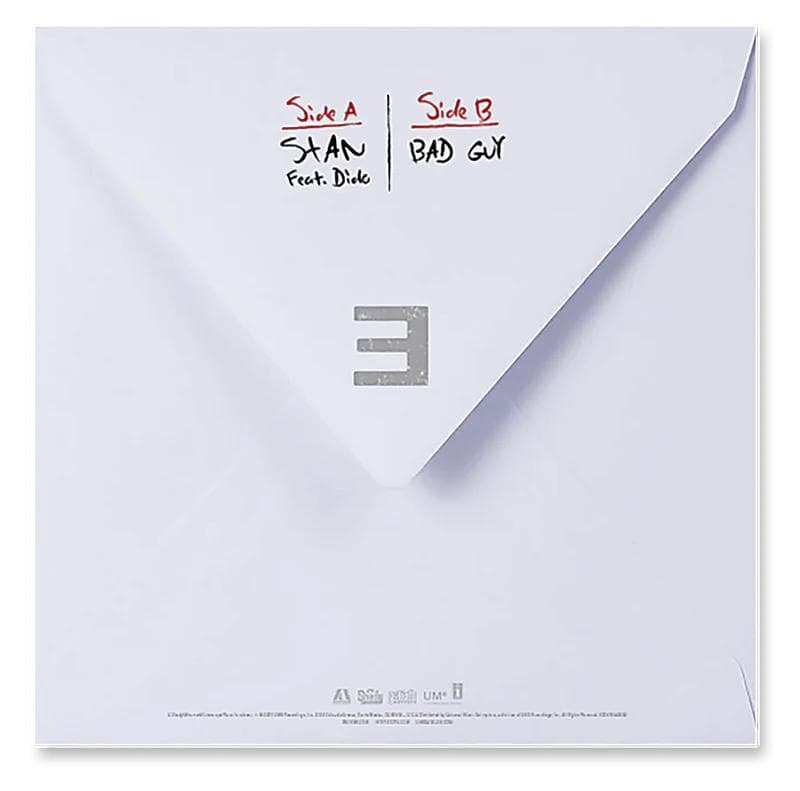 Eminem 公式限定盤「Stan Letter Vinyl Single」