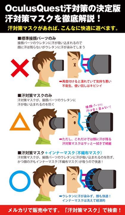  Quest用汗対策マスク＆インナーマスクセットオーダー用ページ