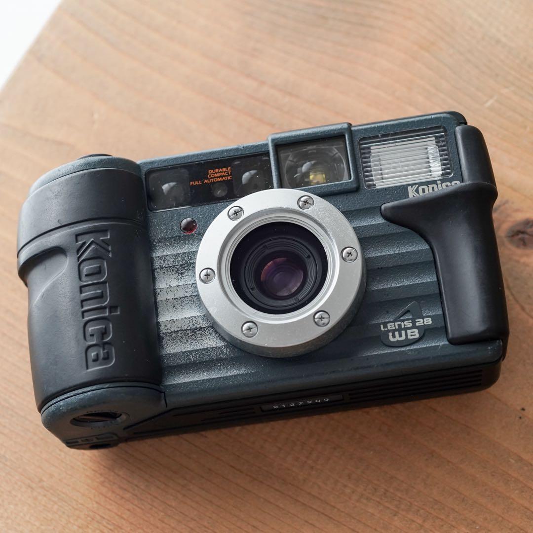 【撮影・OH済み】Konica 現場監督28WB コンパクトフィルムカメラ　O