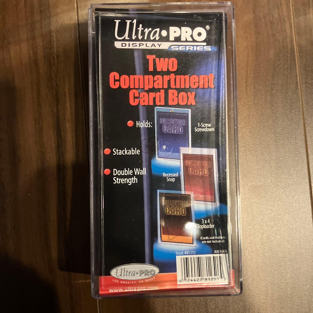 ウルトラプロ　2コンパートメント カードボックス　マグネットホルダー　まとめ売り